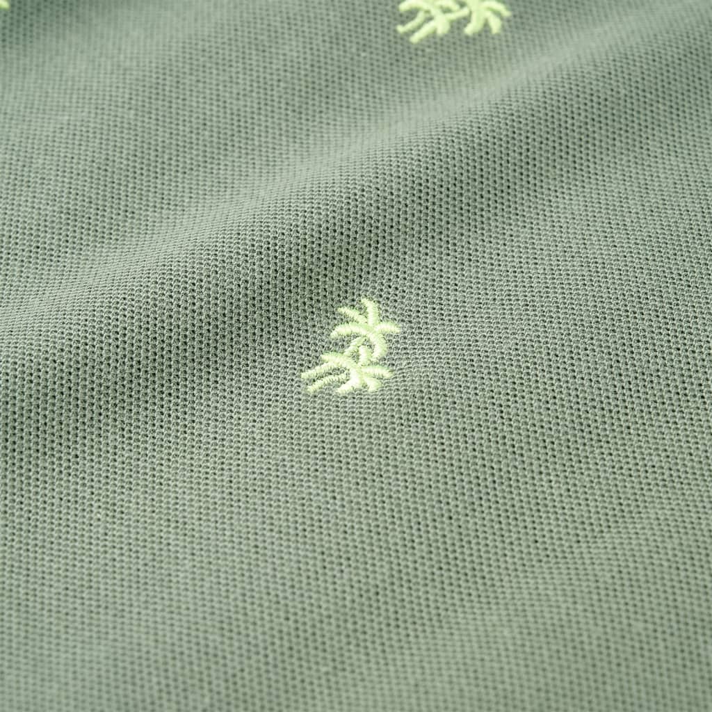 Kinderpoloshirt 92 kakikleurig