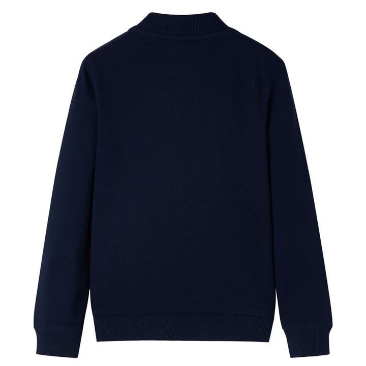 Kindervest met rits 116 marineblauw