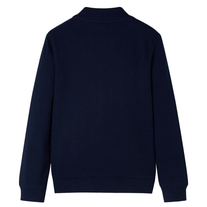 Kindervest met rits 140 marineblauw