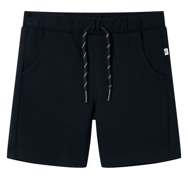 Kindershorts met trekkoord 128 marineblauw