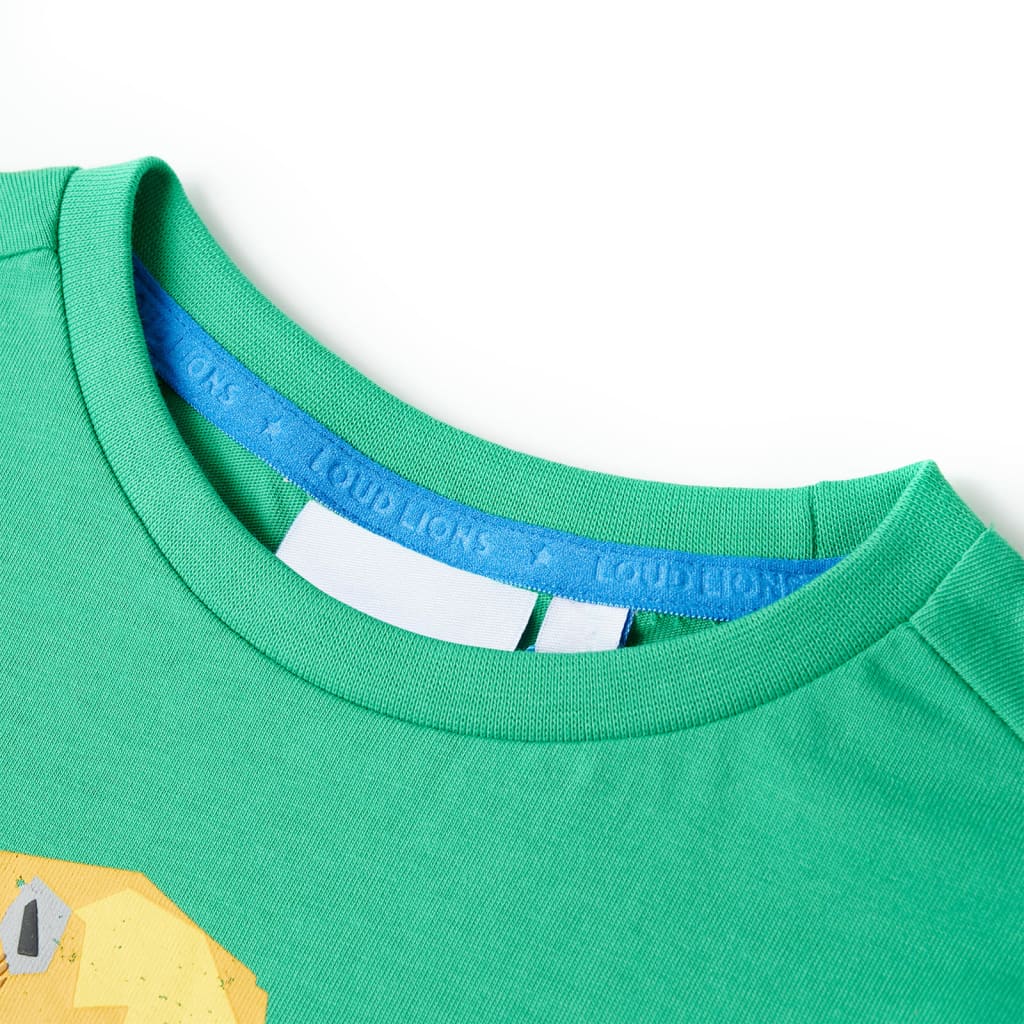 Kindershirt 92 groen