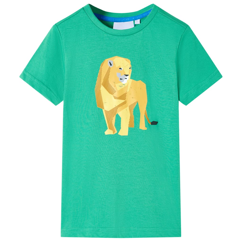 Kindershirt 104 groen