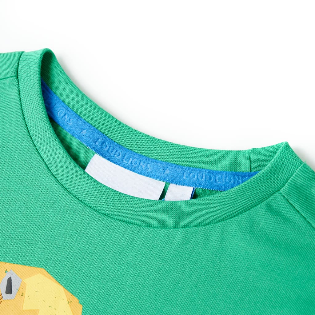 Kindershirt 104 groen