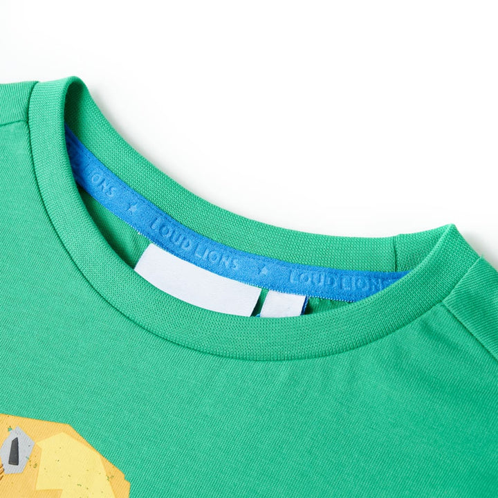 Kindershirt 104 groen