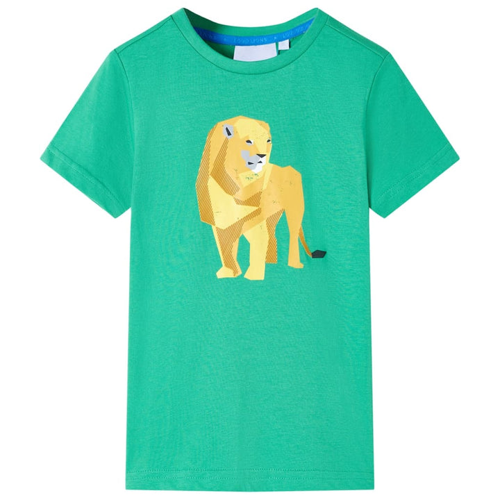 Kindershirt 140 groen