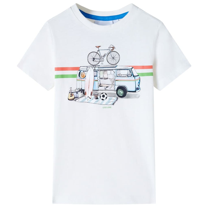 Kindershirt 104 ecru