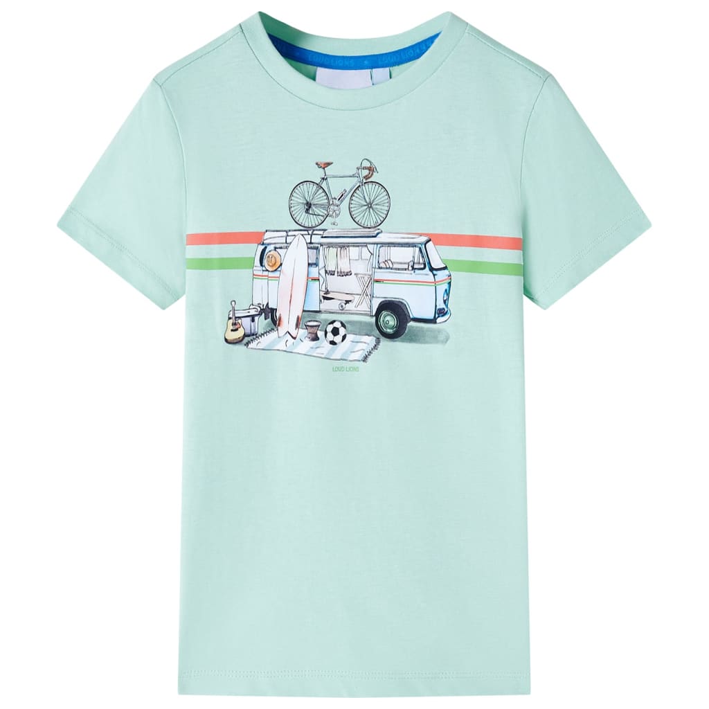 Kindershirt 92 lichtmint