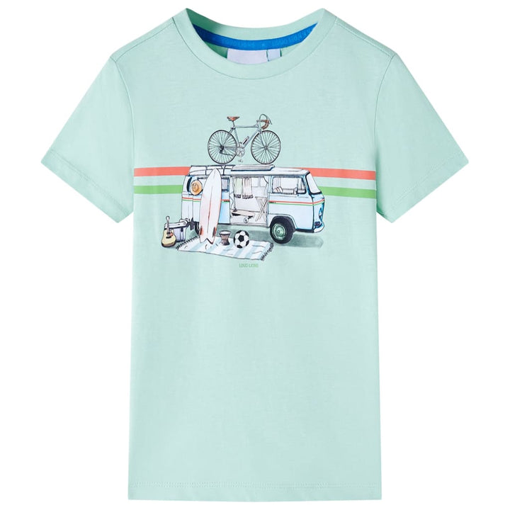 Kindershirt 92 lichtmint