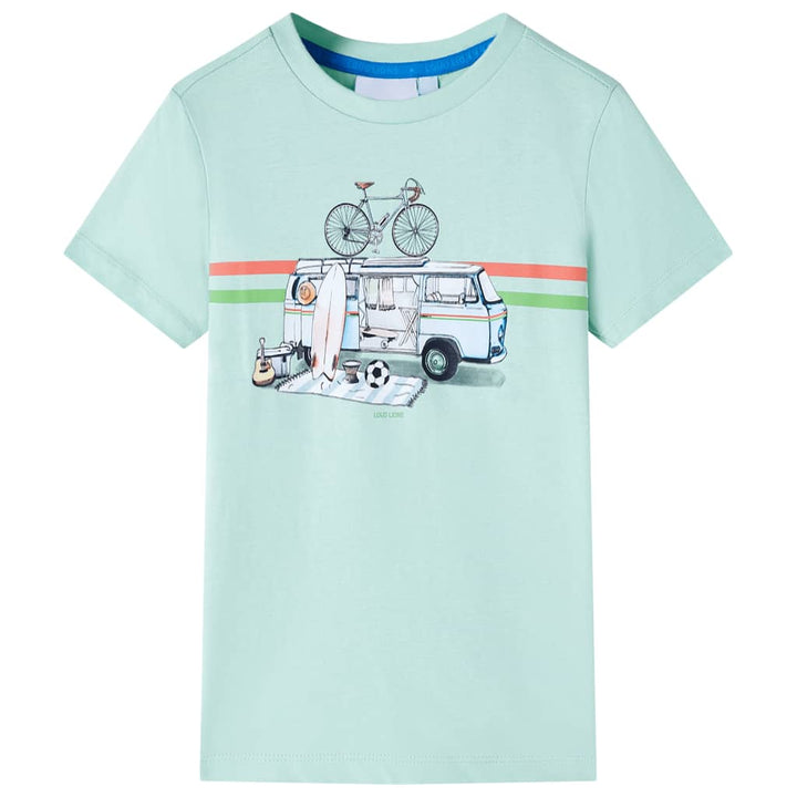 Kindershirt 116 lichtmint