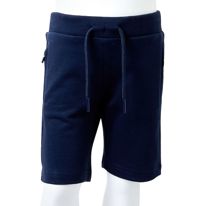 Kindershort 104 marineblauw