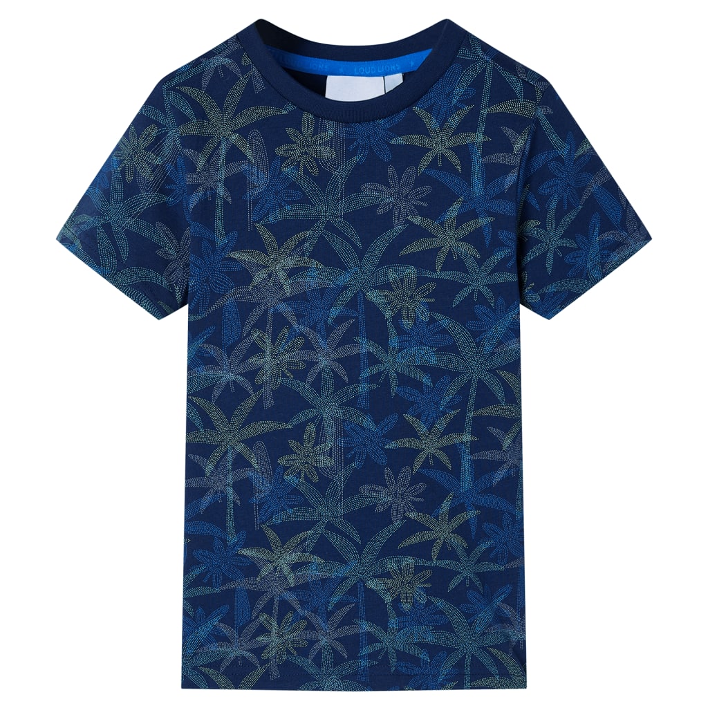 Kindershirt 116 marineblauw