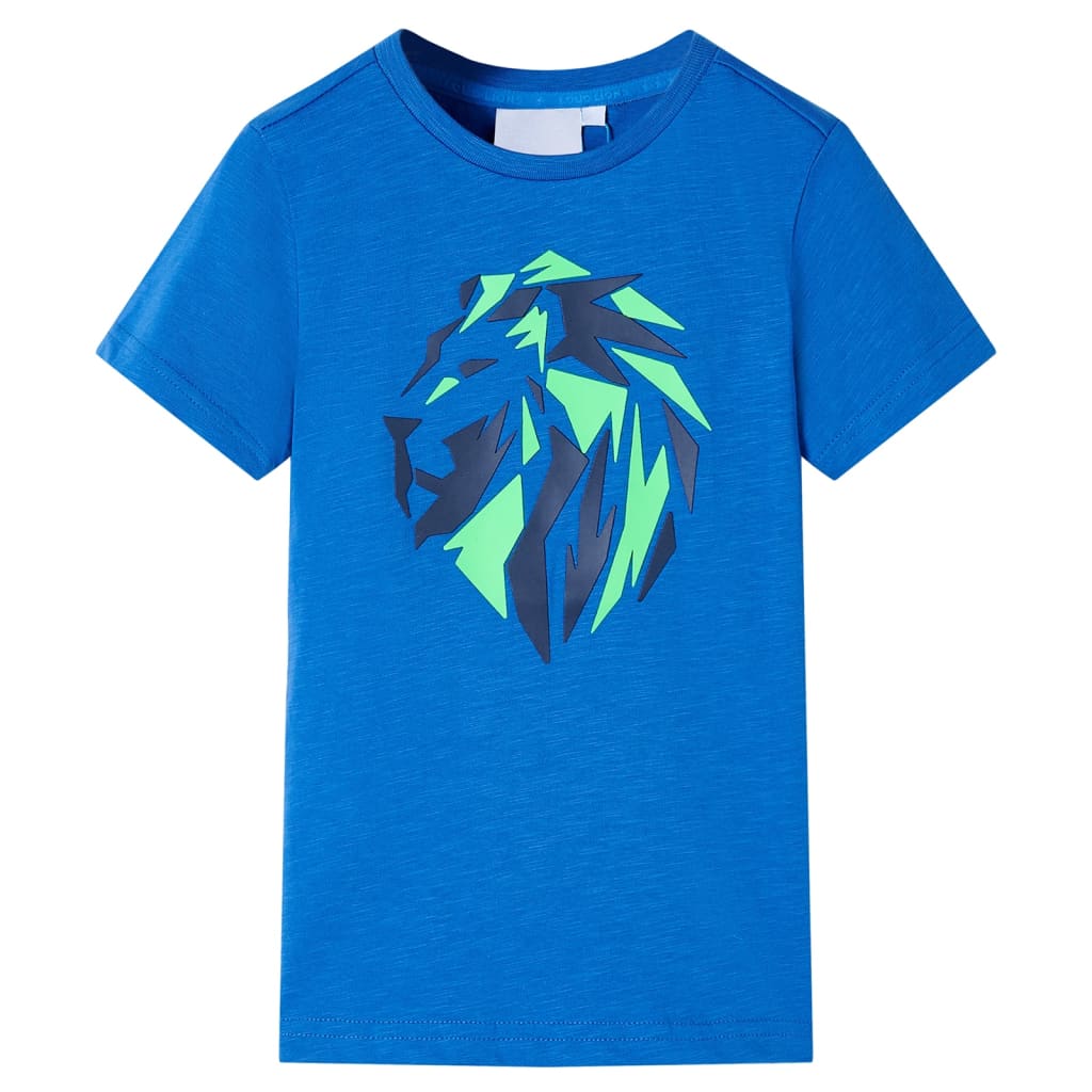 Kindershirt 92 blauw