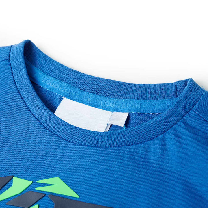 Kindershirt 92 blauw