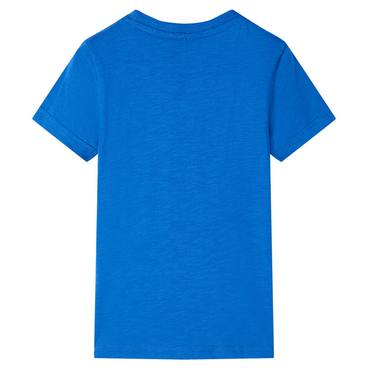 Kindershirt 128 blauw