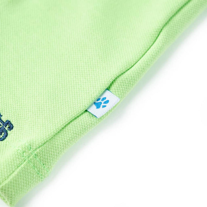 Kinderpoloshirt 128 neongroen