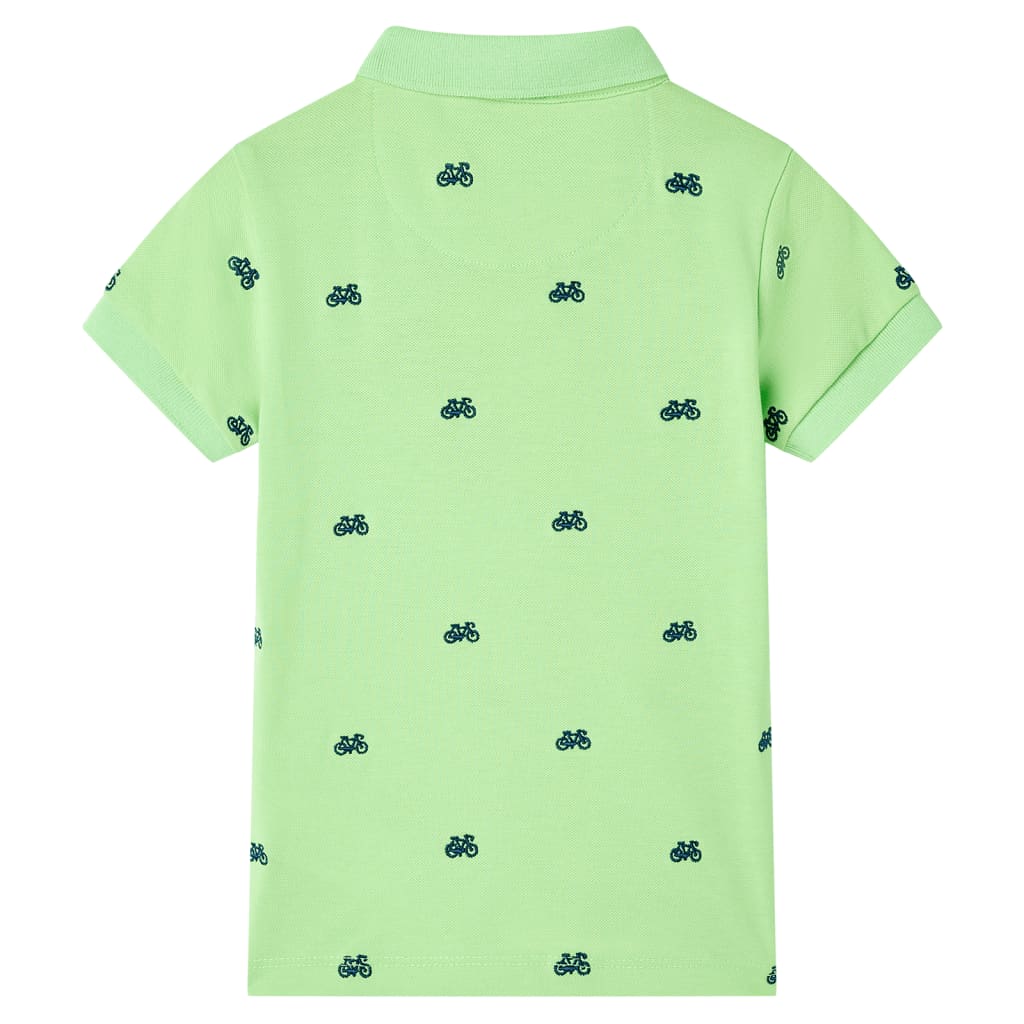 Kinderpoloshirt 140 neongroen