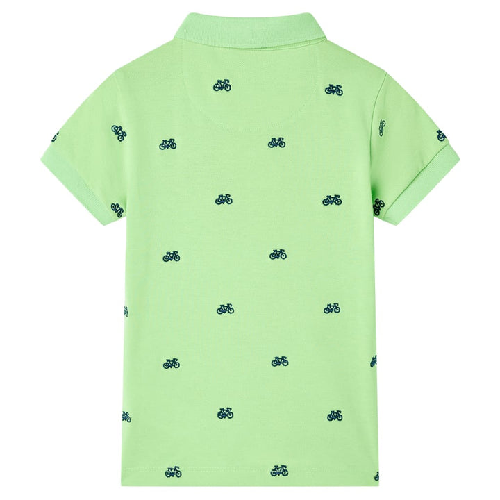 Kinderpoloshirt 140 neongroen