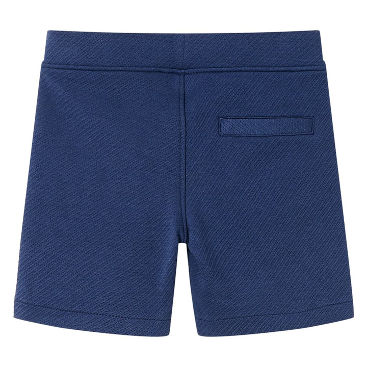 Kindershorts met trekkoord 92 donkerblauw