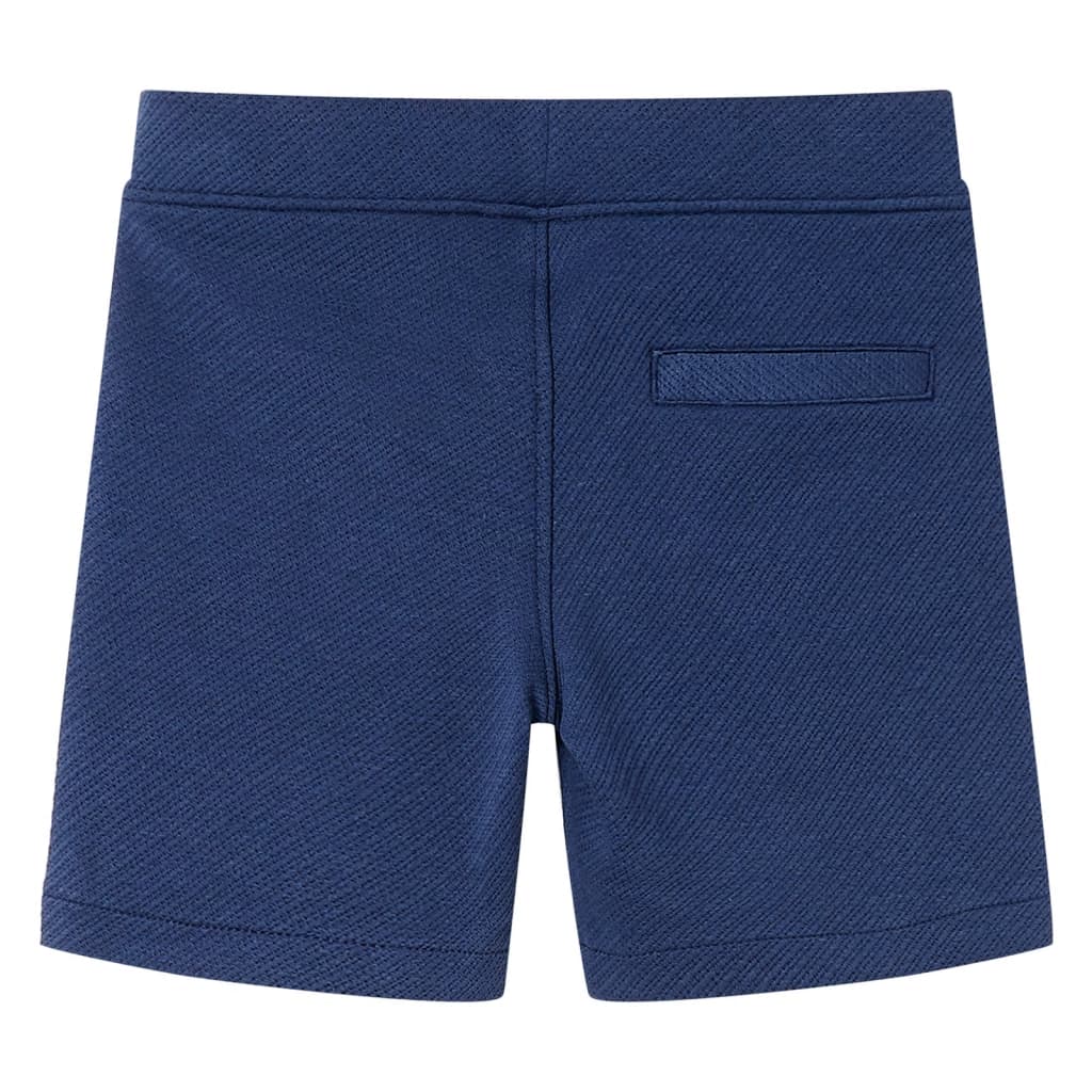 Kindershorts met trekkoord 104 donkerblauw