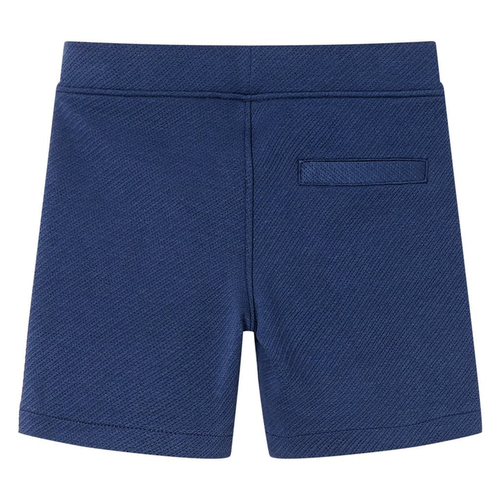 Kindershorts met trekkoord 104 donkerblauw