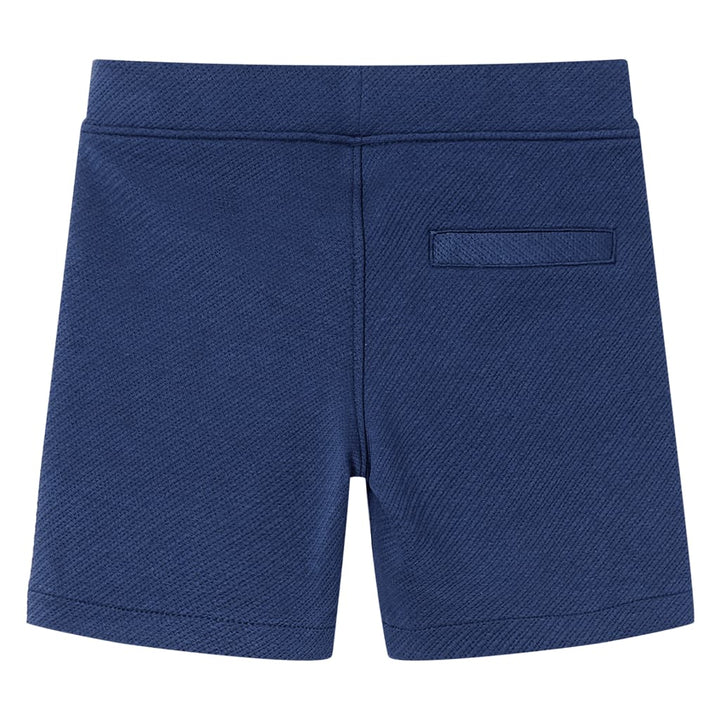 Kindershorts met trekkoord 128 donkerblauw