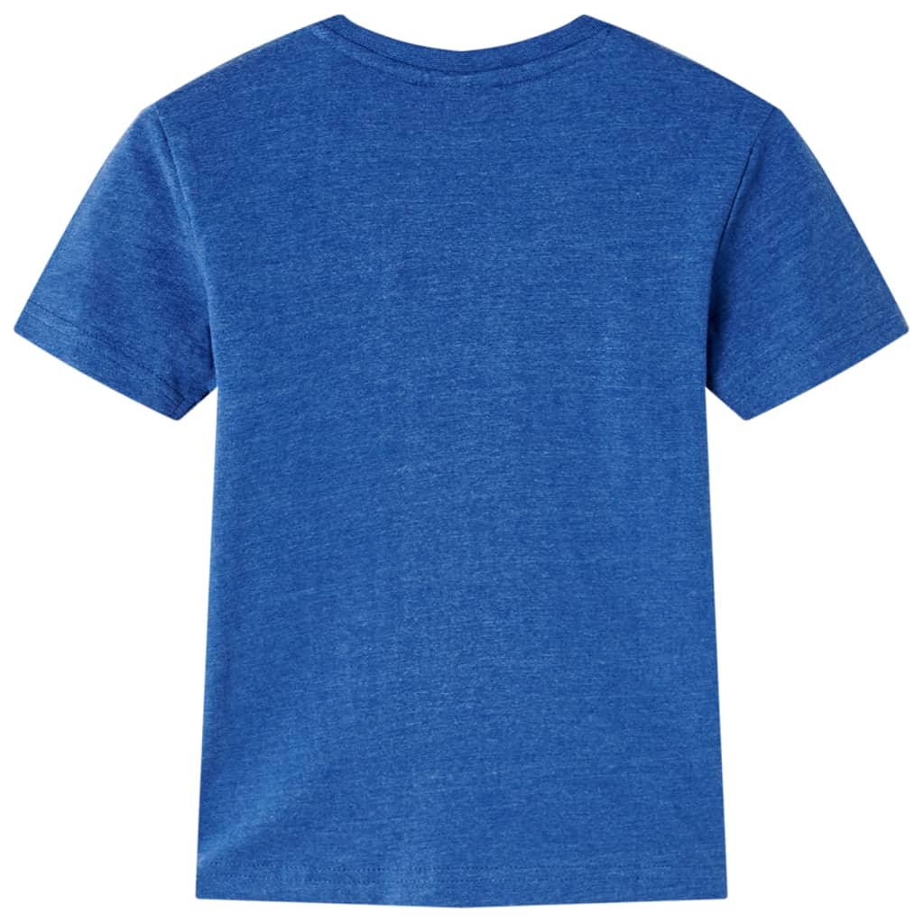 Kindershirt 104 gemøªleerd donkerblauw