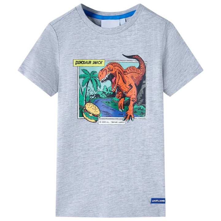 Kindershirt 104 grijs