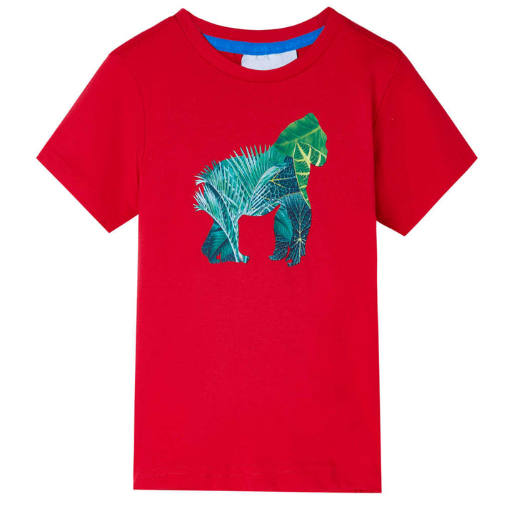 Kindershirt 92 rood