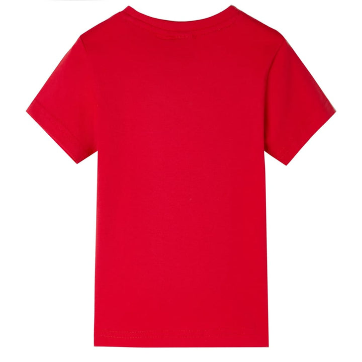 Kindershirt 92 rood