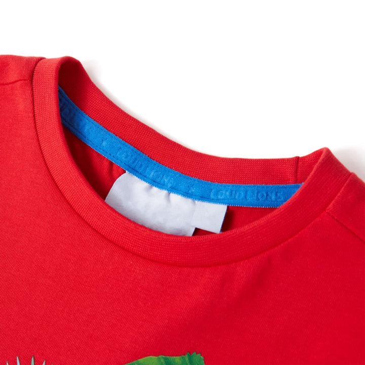 Kindershirt 92 rood