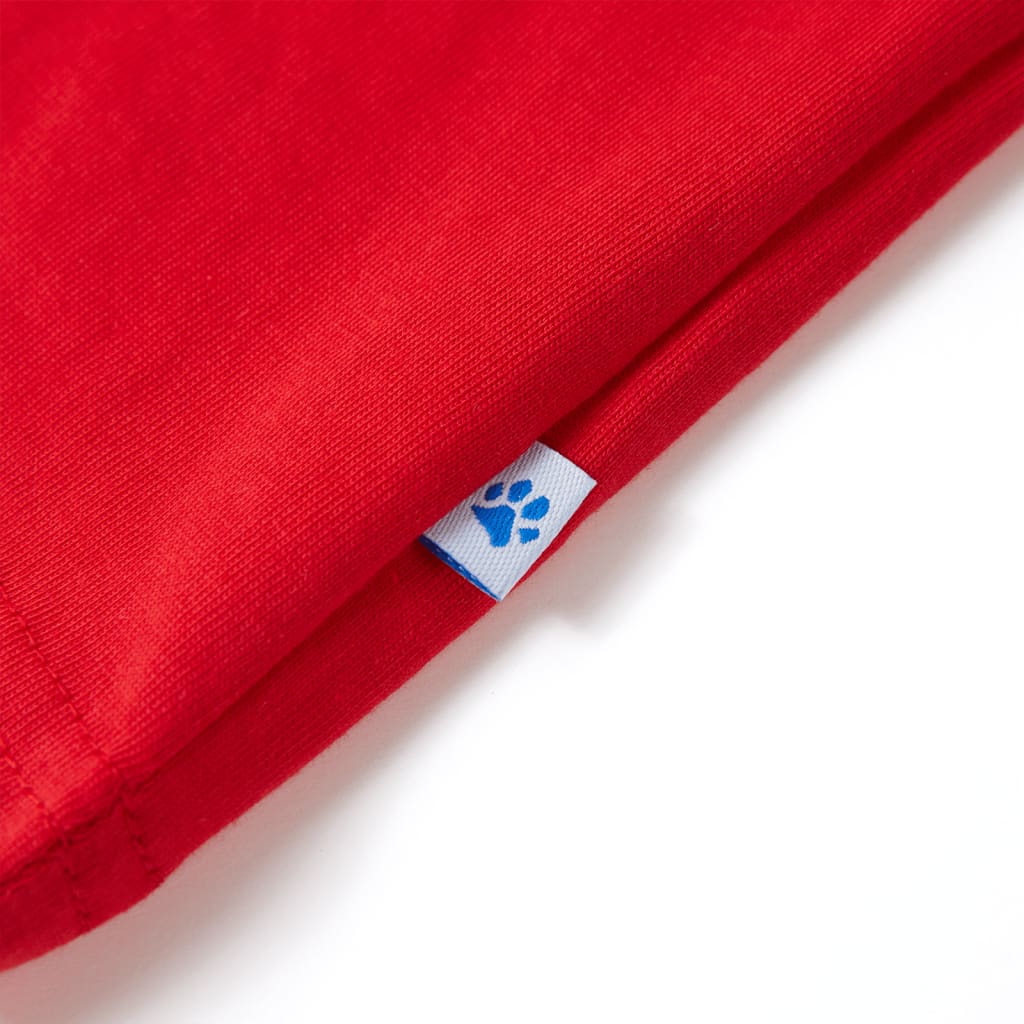 Kindershirt 92 rood