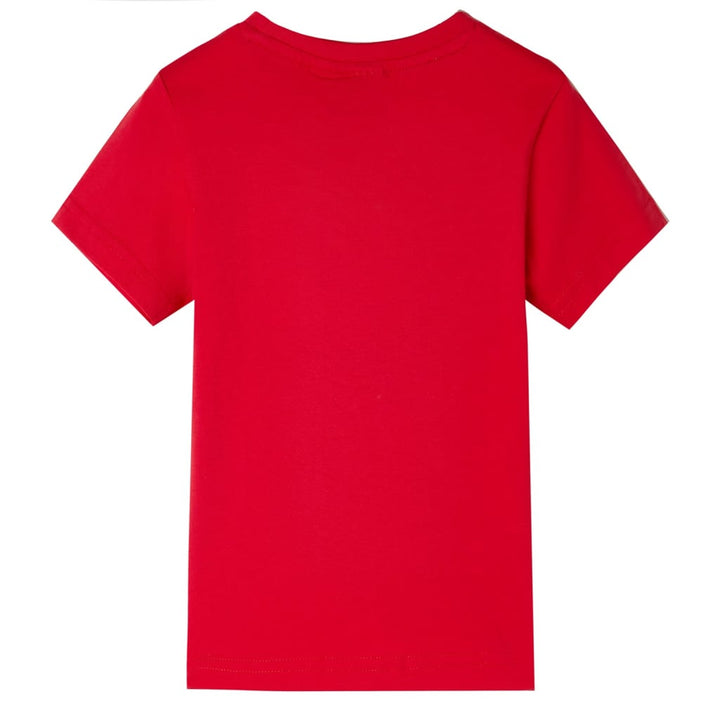 Kindershirt 104 rood