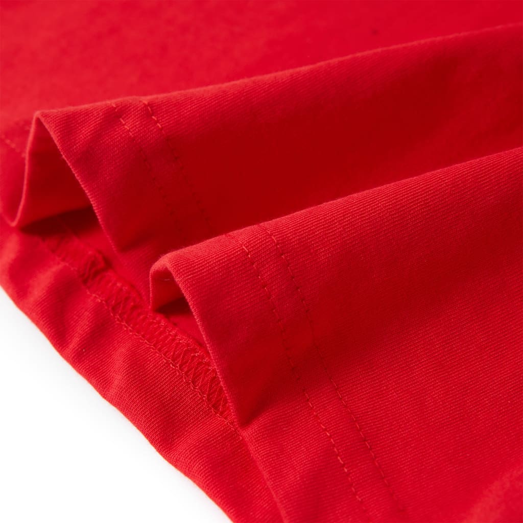 Kindershirt 104 rood