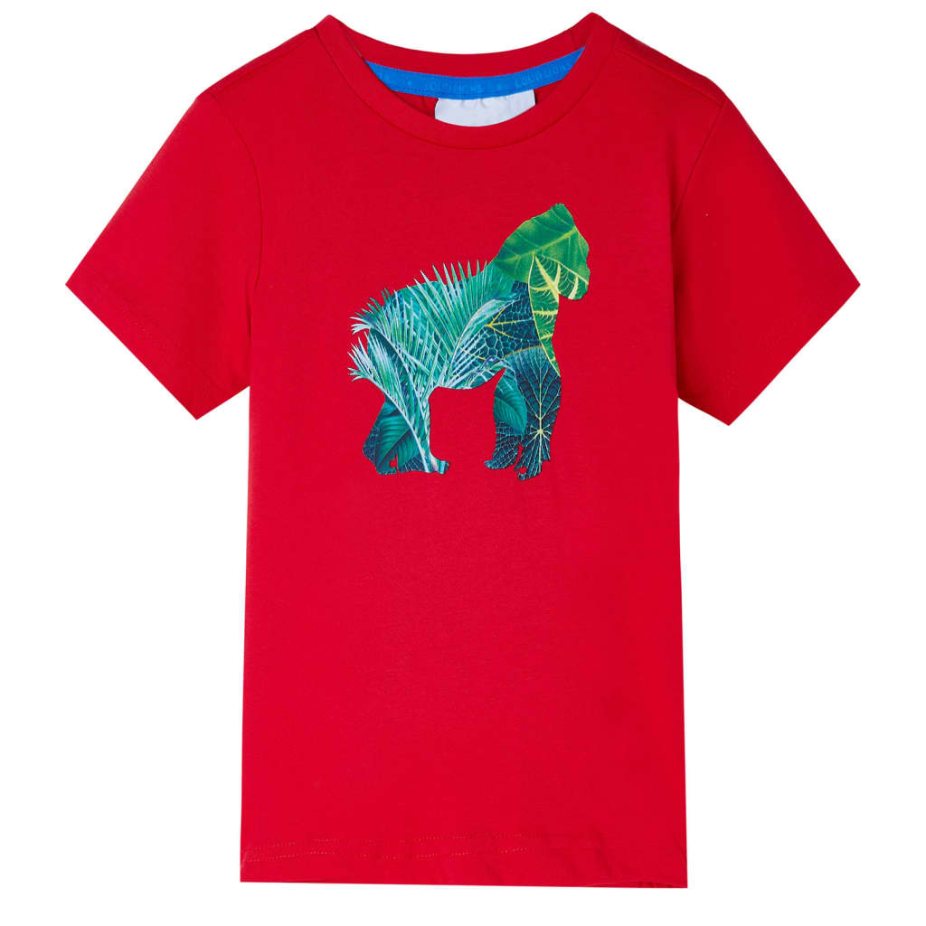 Kindershirt 104 rood