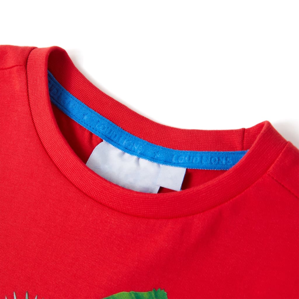 Kindershirt 140 rood