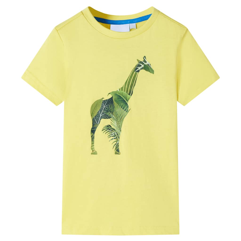 Kindershirt 104 geel