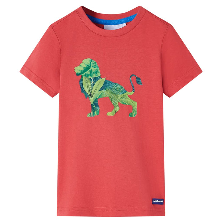 Kindershirt 104 rood