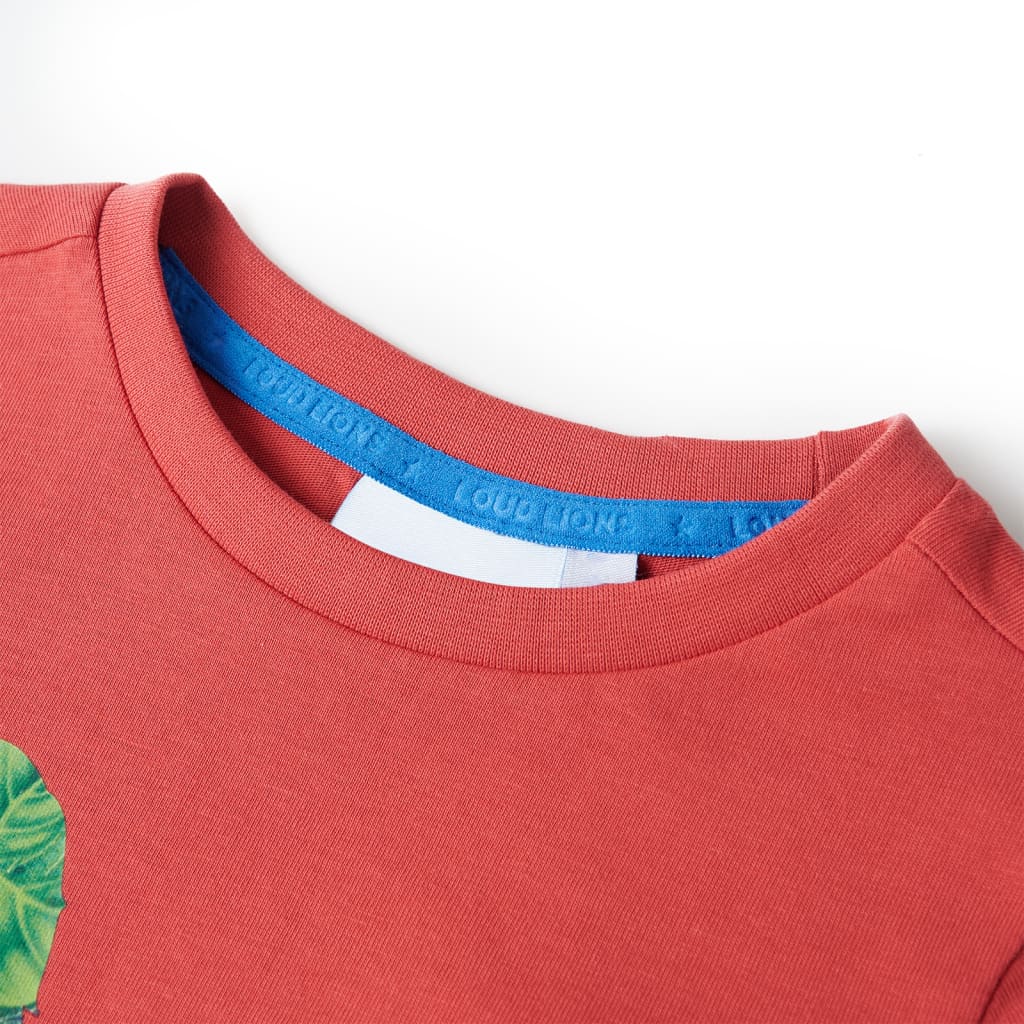 Kindershirt 104 rood