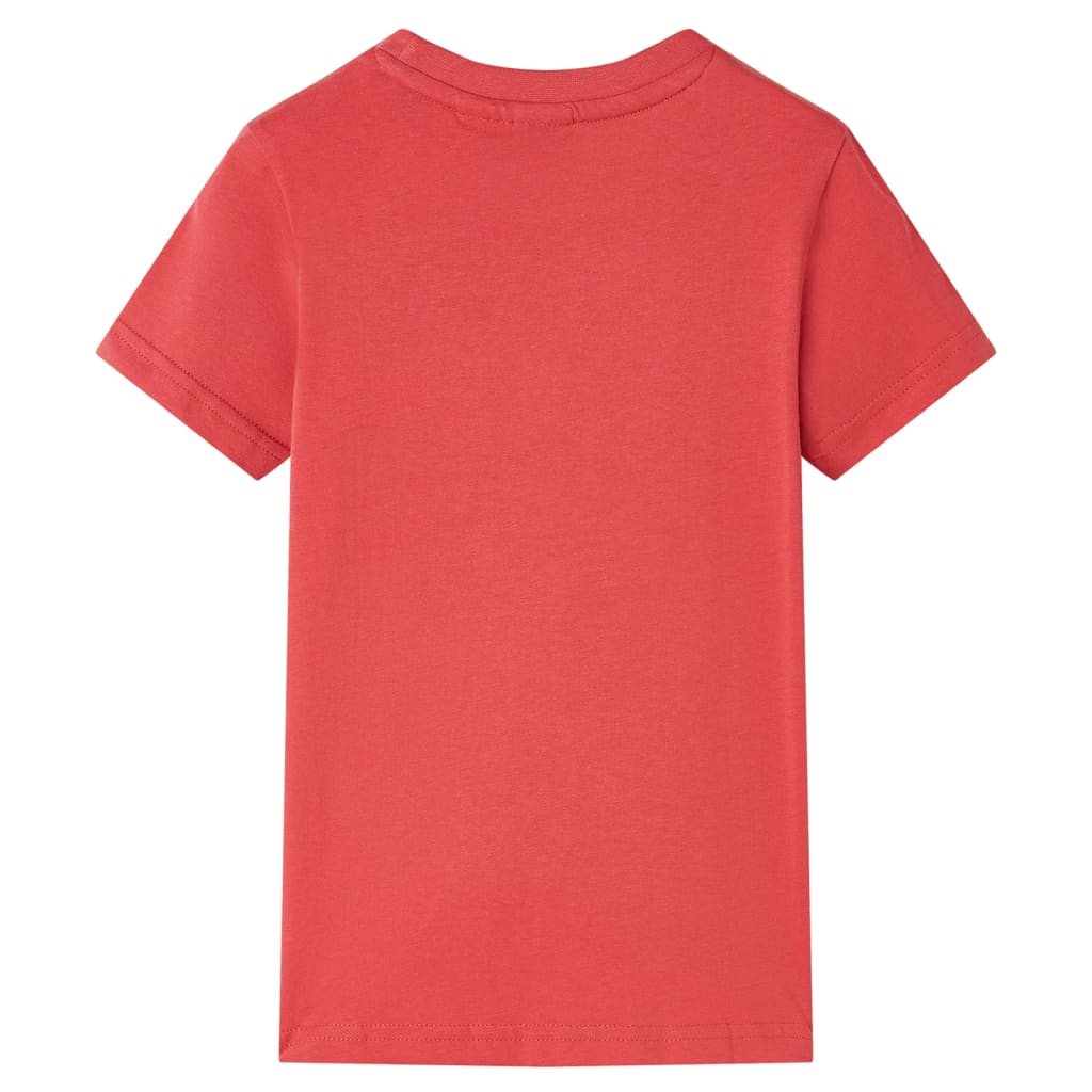 Kindershirt 116 rood