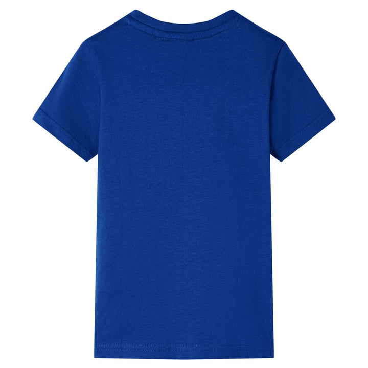 Kindershirt 104 donkerblauw