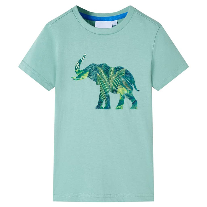 Kindershirt 104 lichtkakikleurig