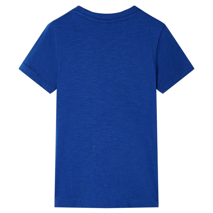 Kindershirt 104 donkerblauw