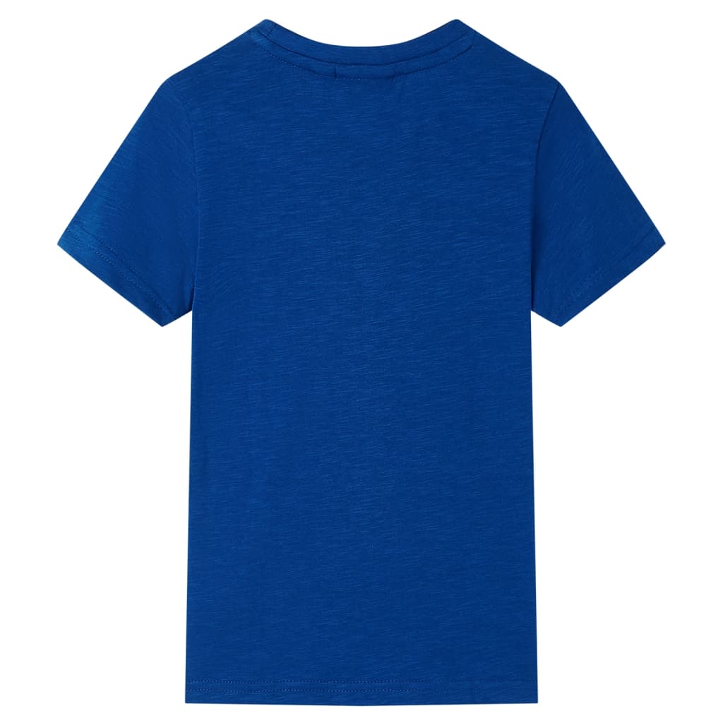 Kindershirt 104 donkerblauw