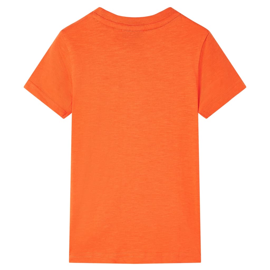 Kindershirt 92 donkeroranje