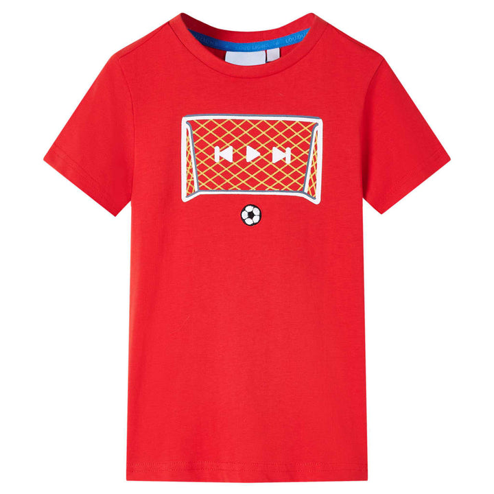 Kindershirt 92 rood