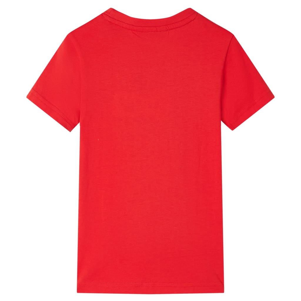 Kindershirt 92 rood