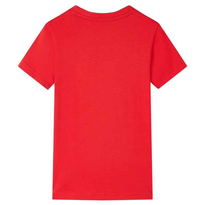 Kindershirt 92 rood