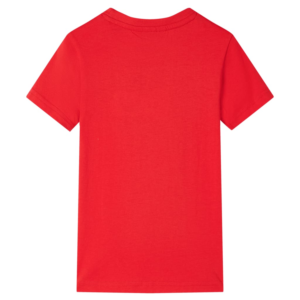 Kindershirt 104 rood