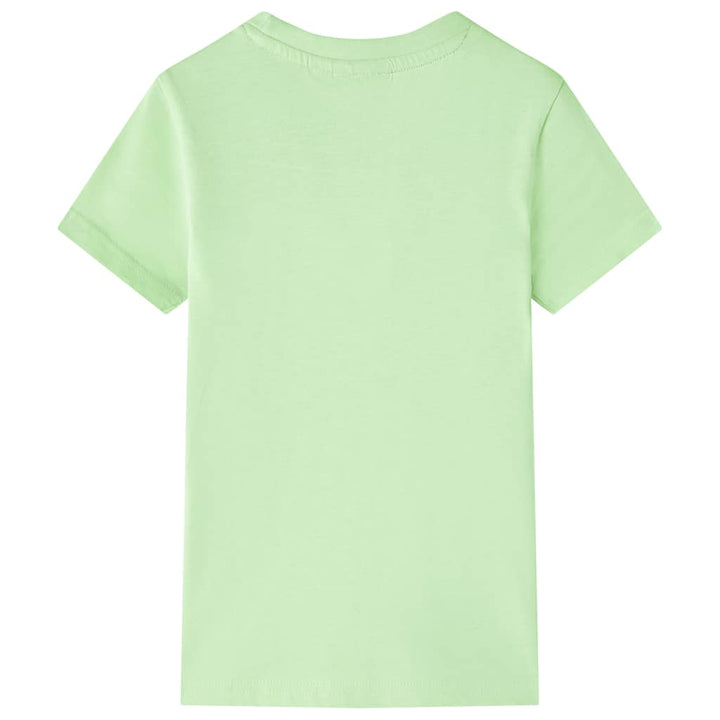 Kindershirt 104 limoengroen