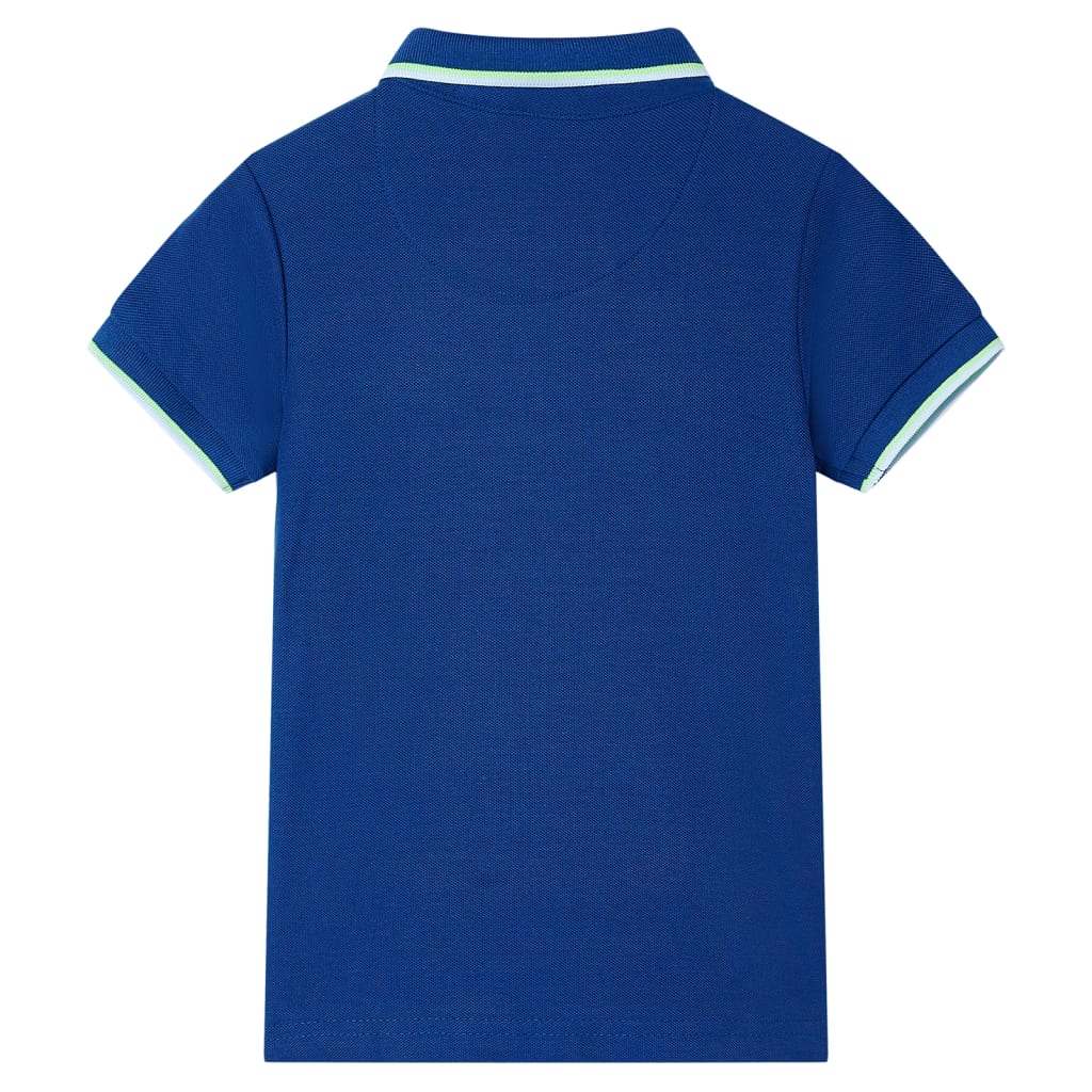 Kinderpoloshirt 92 donkerblauw